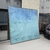 (DISPONÍVEL) Pintura sobre tela (feita à mão) - Crystal Clear Water 145x145 cm