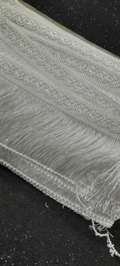 Fleco De Seda Blanco 10cm X 10Metros