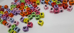Cuentas Cuadradas Colores Surtidos x25Grs - comprar online