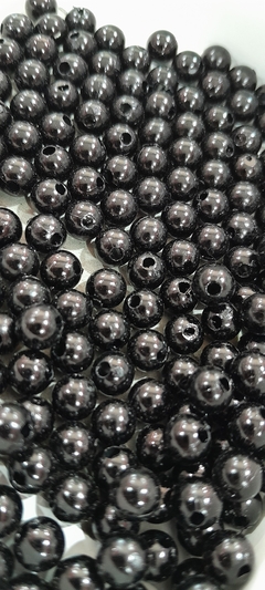 Cuentas Plasticas Negras N6 x25grs - comprar online