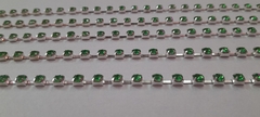 Strass acrilico color 4mm base plata x 5metros. en internet