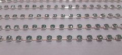 Imagen de Strass acrilico color 4mm base plata x 5metros.