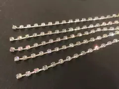 Strass Acrilico 4mm Tornasol X 5Metros