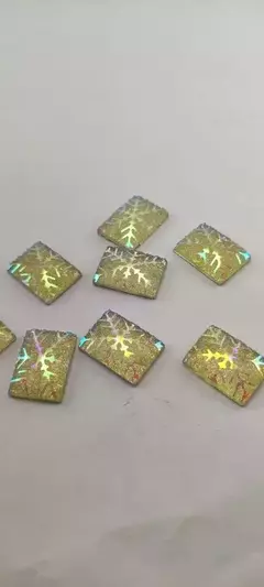 Gemas Acrílicas Plata Tornasol 13x18 X 500unidades - AG