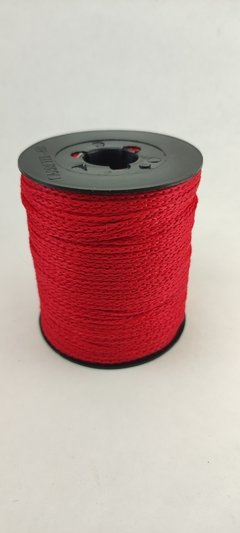 Cola de rata 2 mm x 100 metros roja.
