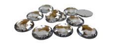 Piedras acrilicas para coser 18 mm x20 u.