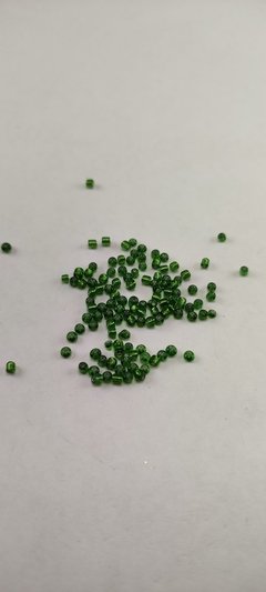 Mostacilla 2 mm pasante brillosa x 100 gramos. - comprar online