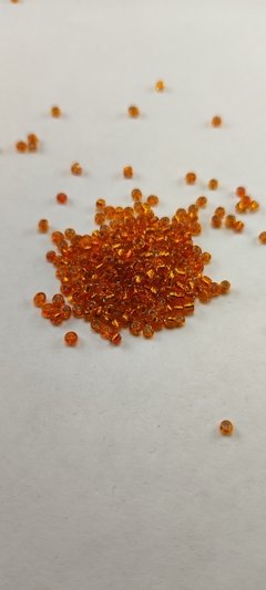 Mostacilla 2 mm pasante brillosa x 450 gramos. - tienda online