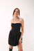 D595 Vestido combinado microfibra