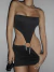 D619 Vestido c/argolla liso