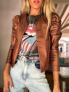 Jacket• LISSI metalizada bronze• - LA TIENDA by Me!