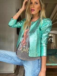 Jacket• LISSI aqua metal• - loja online