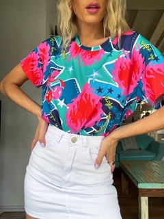 Remera• FIRE spring• - loja online