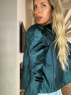 Imagen de Jacket• LISSI metalizada green•