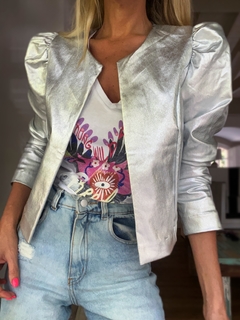 Jacket• LISSI metal plata•