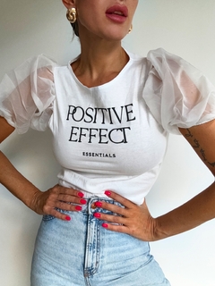 Imagen de Remera• POSITIVE white•