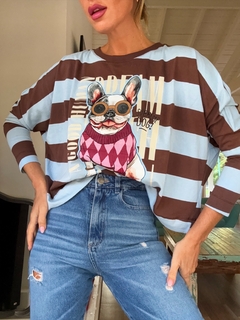 Remera M/larga• DOG cool• - LA TIENDA by Me!