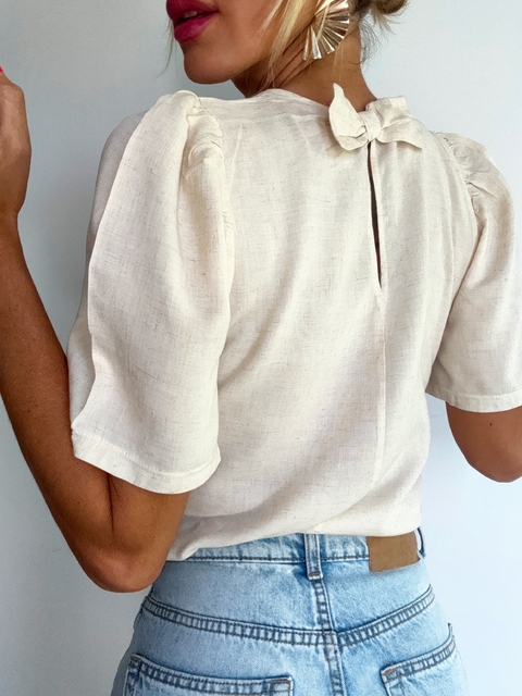 Blusa lino• ESMERALDA light•