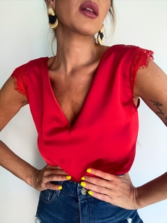 Blusa• NICOLETA red• - comprar online