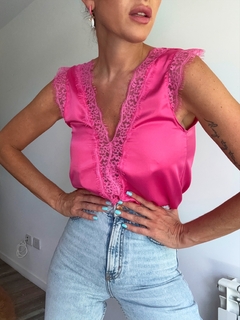 Blusa• NICOLETA pink• - comprar online