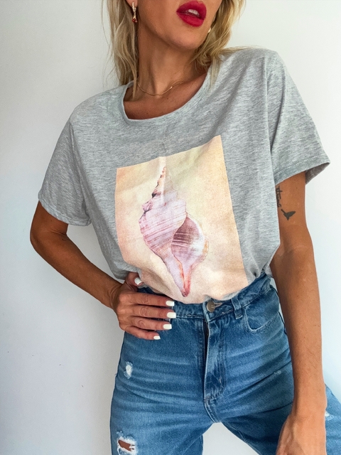 Remera• TULUM gray•