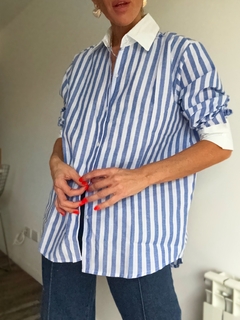 Camisa• CITY big lines+white• - tienda online