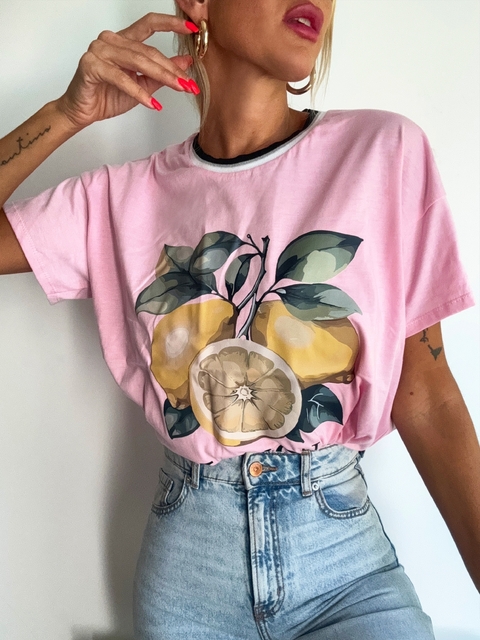 Remera• PINK Lemon•
