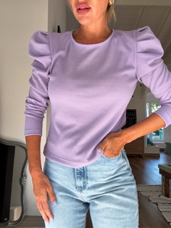 Camiseta wafle• DIANA lila• - LA TIENDA by Me!