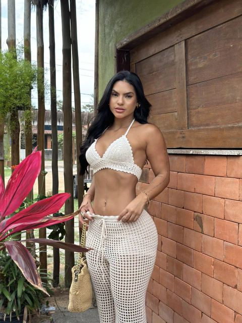 CROPPED TOP CROCHÊ ELIA