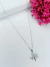 Colar Árvore da Vida Desenhada Com Zirconia de Cristal Folheado a Ouro 18k e Prata 925 na internet