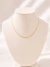 Choker Corrente Brilhosa ( Folheado a Ouro 18k e Prata 925 )