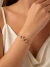 Bracelete Regulável Inspiração Versace Cravejado ( Folheado a Ouro 18K e Ródio )