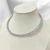 Choker Zircônia Corações Cravejada Folheado Ródio - Rk Romay Acessórios