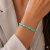 Bracelete Aro com Mini Corações Zircônia ( Folheado a Ouro 18K e Ródio ) - loja online
