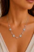 Choker 4 Flor Detalhada Sem Resina e Tiffany Nude 40cm ( Folheado a Ouro 18K e Prata 925 ) - Rk Romay Acessórios