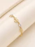 Pulseira Escrita ''Amor'' e Zircônia Folheado a Ouro 18K e Prata 925 na internet