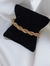 Pulseira Cordão Baiano 12mm Folheado a Ouro 18k