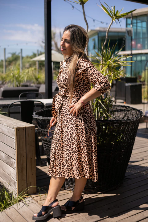 Vestido Zen Sei Print Lino - comprar online