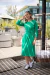 Vestido Pile Midi Lace lycra Verde Benetton