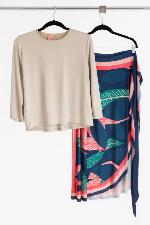 Falda Pareo Playa Tropical Pop - comprar online