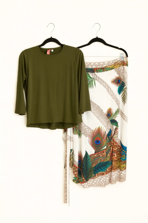 Falda Pareo Playa Real White - comprar online