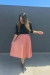 Falda Plisada Engomada ROSA en internet