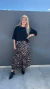 Maxi Falda Plisada Animal Print en internet