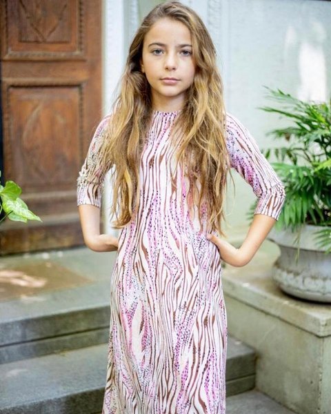 Vestido pile Tree. Niñas