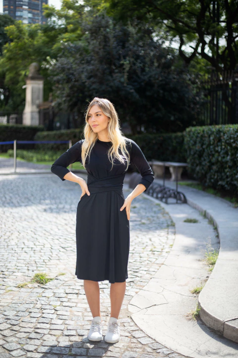 Vestido Lycra Shape Modelador Negro - comprar online