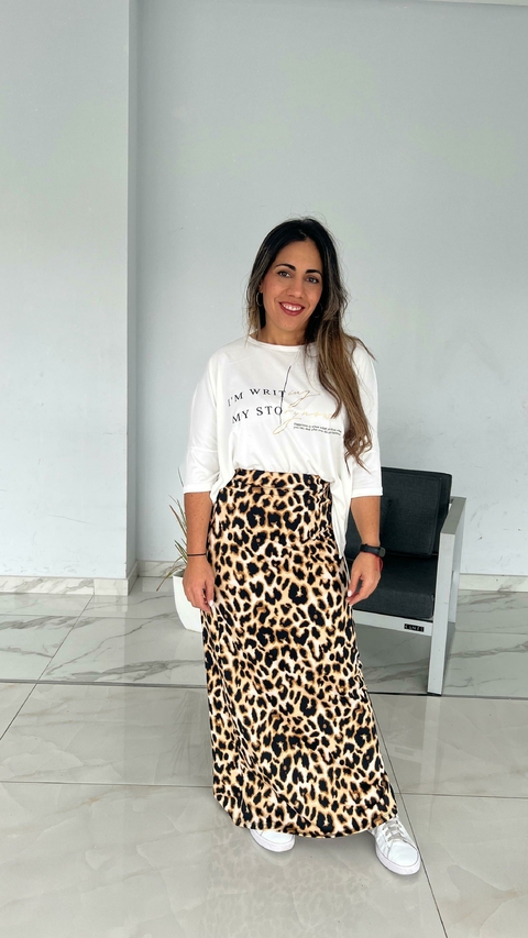 Maxi Falda Print Lycra - comprar online