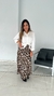 Maxi Falda Satén Print - tienda online