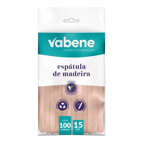 ESPÁTULA DE MADEIRA 100un - VABENE