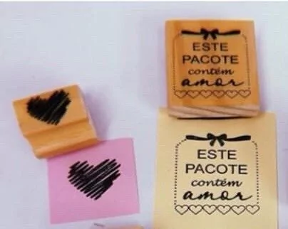 Coração riscado + Este pacote contém amor