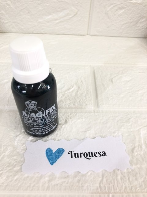 Tinta turquesa